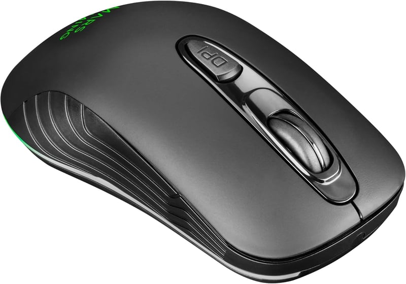 Mars Gaming MMW2 Wireless Gaming Egér RGB 3200DPI Fekete - One size, MMW2