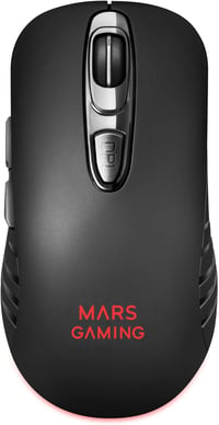 Mars Gaming MMW2 Wireless Gaming Egér RGB 3200DPI Fekete - One size, MMW2 1