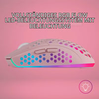 Mouse Gaming Wireless Mars Gaming MMW3P RGB Flow Ultralight 79g 3200DPI Roz 4