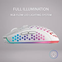 Bezdrôtová herná myš Mars Gaming MMW3W, RGB, 79g, 3200DPI - biela 4