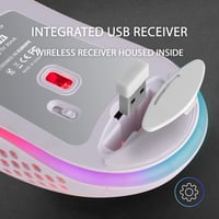 Bezdrôtová herná myš Mars Gaming MMW3W, RGB, 79g, 3200DPI - biela 6