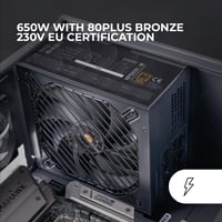 Sursă de alimentare Mars Gaming MPB650SIM ATX 650W complet modulară pentru PC, cu garanție de 7 ani 3