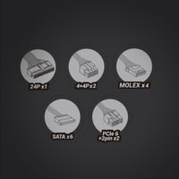 Napájací zdroj Mars Gaming MPIII850 ATX 850W, účinnosť 85 %, 120 mm FDB ventilátor - čierny 5