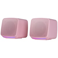 Kompaktné PC reproduktory Mars Gaming MS-PRO 10 W, dynamické RGB podsvietenie, s ovládacou jednotkou a 3,5 mm jack vstupom, kompatibilné s PC/Mac/smartfónom/tabletom, ružové 6