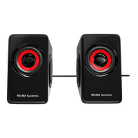 Aktívne stereo reproduktory Mars Gaming MS1, 10 W, 3,5 mm jack, čierne 1