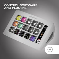 Mars Gaming MSD-ONE Slim Kontrol Deck 15 LCD Gomb Fehér - MSDONEW 5
