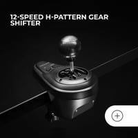 SimRacing volant Mars Gaming MWH-RSX s Force Feedback a duálnym motorom, 3-pedálovou súpravou, H-radiacou pákou s 12 stupňami, 14 tlačidlami, PC/PS4/Xbox Series X 4