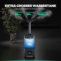MARS HYDRO 15 literes ultrahangos növényi párásító felülről tölthető állítható páratartalom időzítő csendes növény sátorhoz beltérben hálósz 5