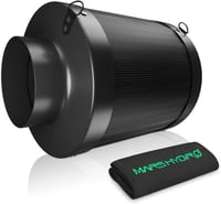 MARS HYDRO 150mm Szénszűrő Szageltávolítás Növénytermesztéshez Cserélhető Szénmaggal - 6inch（150mm） 1