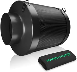 MARS HYDRO aktívszén szagszűrő csőventilátorokhoz és grow tenthez - 150 mm