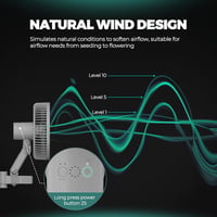 Mars Hydro csíptetős oszcilláló ventilátor growboxhoz, 10 W - 6 hüvelykes 5