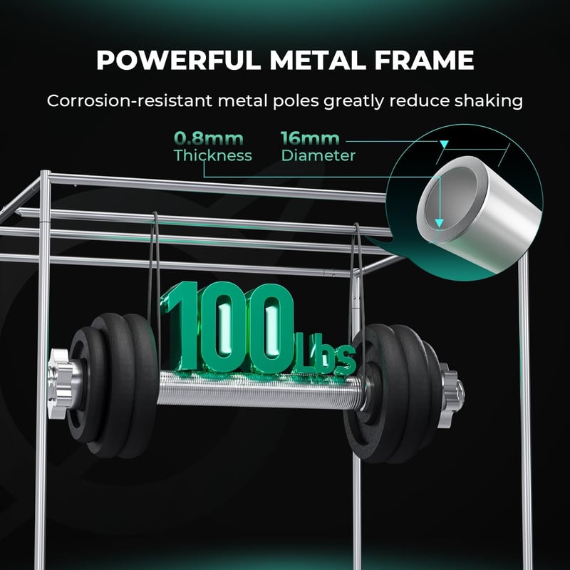 MARS HYDRO Reflective Mylar Grow Sátor 75 x 45 x 90 cm, Belső termesztő box hidropóniához levehető alaptálcával