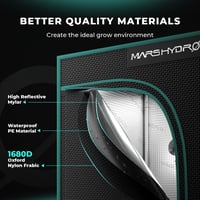 MARS HYDRO Reflective Mylar Grow Sátor 75 x 45 x 90 cm, Belső termesztő box hidropóniához levehető alaptálcával 2