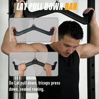 MARSAFIT kábeles edzőgép tartozékszett - T-bar, V-bar, lat pulldown rúd 4