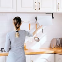 Marsred Papírtörlő Tartó Fém Öntapadós Falra Szerelhető Konyhai Tekercs Tartó 7