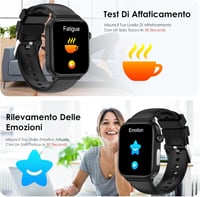 Marsyu ET570 Okosóra 1.96" Kijelzővel - EKG, Vérnyomás, Testhőmérséklet Mérés, Bluetooth Hívás, 100+ Sportmód, SOS Vészhívás, Testzsír Analí 6