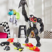 Marvel Spider-Man MixMashers Venom, prispôsobiteľná akčná figúrka Mix and Match Deluxe s doplnkami, čierna 4