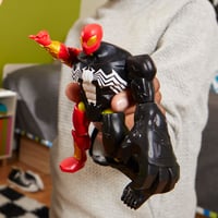 Marvel Spider-Man MixMashers Venom, prispôsobiteľná akčná figúrka Mix and Match Deluxe s doplnkami, čierna 6