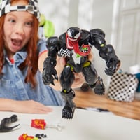 Marvel Spider-Man MixMashers Venom, prispôsobiteľná akčná figúrka Mix and Match Deluxe s doplnkami, čierna 5