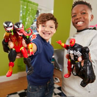 Marvel Spider-Man MixMashers Venom, prispôsobiteľná akčná figúrka Mix and Match Deluxe s doplnkami, čierna 10