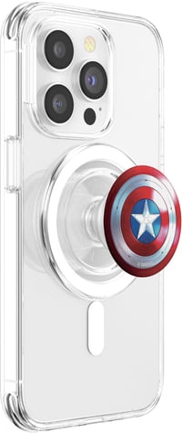 Suport de telefon PopSockets PopGrip MagSafe cu scutul Căpitanului America din Marvel The Falcon and the Winter Soldier 4