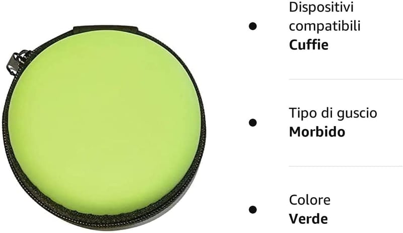 MAS CARNEY Mini Fülhallgató Tok Makaróns Mintával - Fülhallgató Tárolódoboz