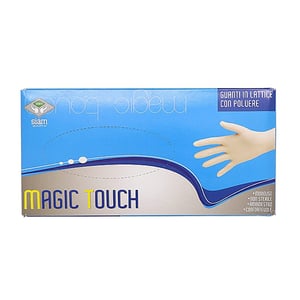 Mănuși din latex cu pudră Mascherine Italiane Store XL, pachet de 100 bucăți