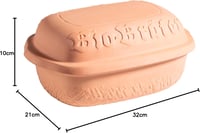 MÄSER 934115 Organic kerámia fazék fedővel 4,5 literes sütőedény 8