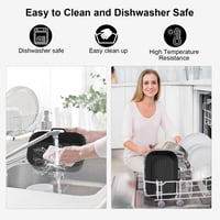 Masgarlan silikónová vložka do fritézy Airfryer 2 ks pre Ninja Dual Zone AF400EU AF300EU COSORI Russell Hobbs teplovzdušné fritézy do košíka 7,6 l 8 l 8,5 l 9 l 9,5 l 6