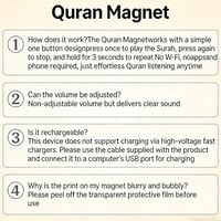 Mason Life Kaaba Ajtó Hűtőmágnes Surah Hanglejátszóval USB-C Töltéssel 2