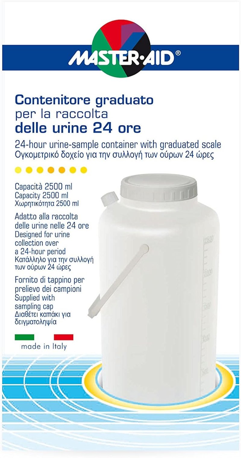 Master Aid vizeletgyűjtő tartály 24 órás - 2500 ml