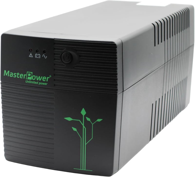 Master U-Power 1300VA szünetmentes tápegység 720W, 4 Schuko aljzat - 1300 VA