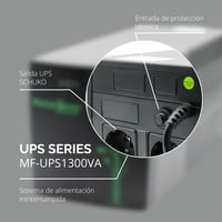 Master U-Power 1300VA szünetmentes tápegység 720W, 4 Schuko aljzat - 1300 VA 4