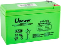 Master U-Power AGM 12V 7Ah VRLA akkumulátor riasztóhoz és UPS-hez 1