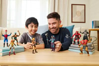 Akčná figúrka He-Man z filmu Masters of the Universe, 14 cm, Nicholas Galitzine, so 14 pohyblivými kĺbmi a Mečom sily, JKH89 2