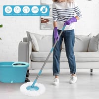 Masthome Pedálos Vödör Nyolckoronás Moppal és 360° Forgatható Centrifugával 7