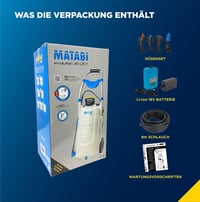 Pulverizator electric pe roți Matabi 30LTCS - rezervor de 30 litri - baterie 18V - presiune 5,5 bari 5