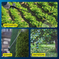 Chrbtový postrekovač Matabi Super Green 12, 12-litrový – so sklolaminátovým nadstavcom, regulátorom tlaku, zariadenie na ošetrovanie záhradných rastlín 3