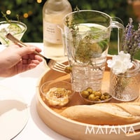 Matana 6 db-os 1,5 literes erős műanyag kancsó szett - Koktél kiöntő partikra, rendezvényekre - Többször használható italadagoló 6