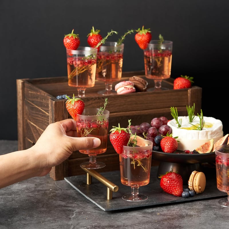 MATANA Elegáns Műanyag Borospohár Szett 50db, 200ml - Átlátszó, Törhetetlen - Újrahasznosítható - Partikra, Rendezvényekre, Piknikekre

AI: 