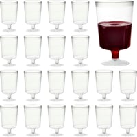 MATANA Elegáns Műanyag Borospohár Szett 50db, 200ml - Átlátszó, Törhetetlen - Újrahasznosítható - Partikra, Rendezvényekre, Piknikekre

AI:  1
