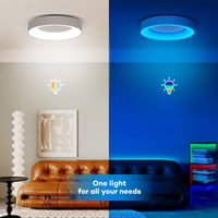Matane LED mennyezeti lámpa RGB színváltó távirányítóval 36W dimmelhető 5