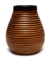 Sada čajov Mate Green Yerba Mate – Keramický hrnček na maté 350 ml – Nerezová bombilla (slamka) 19 cm – Ručne vyrobená keramická kalabasa – Ba 2