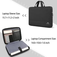 MATEIN 15,6 hüvelyk laptop tok vízálló táska fogantyúval Lenovo HP Acer Dell 5