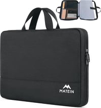 MATEIN 15,6 hüvelyk laptop tok vízálló táska fogantyúval Lenovo HP Acer Dell 1