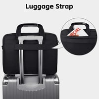 MATEIN 15,6" Üzleti Laptop Táska - Vízálló Nylon Válltáska Notebookhoz, Tablethez - Unisex Többrekeszes Hordozható Számítógép Tok Lopásgátló 5
