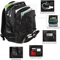MATEIN Laptop Hátizsák Férfi Iskolai Backpack Fiúk Tinédzserek 2