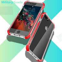 MATEPROX Shield Series iPhone SE/7/8 Ütésálló Védőtok Piros - red 2