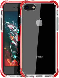 MATEPROX Shield Series iPhone SE/7/8 Ütésálló Védőtok Piros - red 1