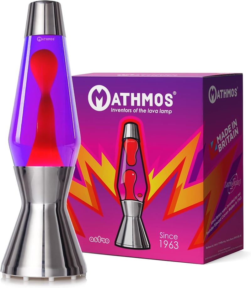 Mathmos Astro Original Lávalámpa Dekoratív Hangulatlámpa - Purple/Red